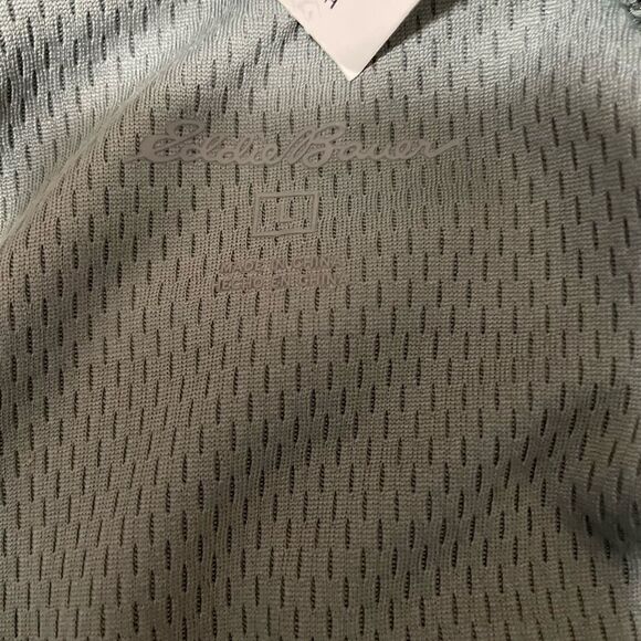 Eddie Bauer Heather Balsam Green 1/4 Zip Activewear Pullover Men's Sz L NWT - Picture 4 of 6